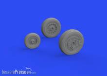 Eduard Accessories 648814 - 1:48 Buccaneer S.2C/D wheels for AIRFIX