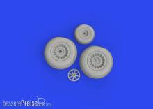 Eduard Accessories 648863 - 1:48 B-25J wheels 1/48 HKM