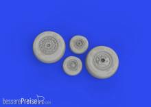 Eduard Accessories 648882 - 1:48 F-4E wheels 1/48 MENG