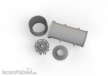Eduard Accessories 648892 - 1:48 F-104A/C exhaust nozzle PRINT 1/48 KINETIC / EDUARD