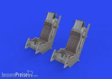Eduard Accessories 648893 - 1:48 F-16D ejection seats PRINT 1/48 KINETIC