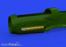 Eduard Accessories 648913 - 1:48 Bf 109K-4 exhaust stacks PRINT 1/48 EDUARD