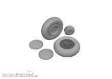 Eduard Accessories 648962 - 1/48 P-47D wheels cross tread 1/48