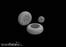 Eduard Accessories 648990 - P-51B/C wheels diamond tread 2 EDUARD