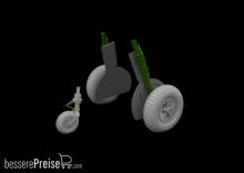 Eduard Accessories 648998 - Bf 108 wheels spoked EDUARD