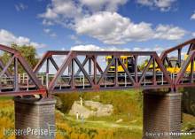 Kibri 39701 - Spur H0 Stahl-Vorflutbrücke, eingleisig