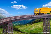 Kibri 39706 - Spur H0 Stahlträgerbrücke gebogen, eingleisig
