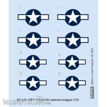 Eduard Accessories D72051 - P-51D US national insignia