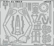 Eduard Accessories 72611 - 1:72 Fw 190A-8 for Eduard