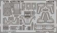 Eduard Accessories 72645 - Spitfire Mk.VIII for Eduard in 1:72