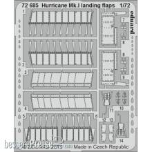 Eduard Accessories 72685 - Hurricane Mk.I landing flaps f.Arma Hobb in 1:72