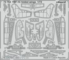 Eduard Accessories 72754 - TBF-1C folded wings for Hobby Boss
