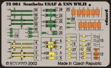 Eduard Accessories 73004 - Seatbelts USAF & USN WW.II in 1:72