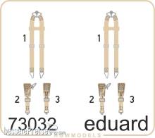 Eduard Accessories 73032 - 1:72 Seatbelts Luftwaffe WWII bombers SUPERFA