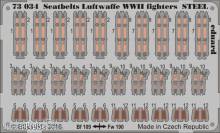 Eduard Accessories 73034 - Seatbelts Luftwaffe WWII fighters STEEL in 1:72