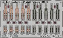 Eduard Accessories 73042 - Seatbelts USN WWII fighters STEEL in 1:72