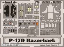 Eduard Accessories 73222 - P-47D Razorback in 1:72