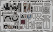 Eduard Accessories 73559 - Mirage F.1 for Special Hobby in 1:72