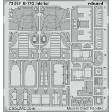 Eduard Accessories 73567 - B-17G cockpit interior for Airfix in 1:72