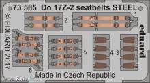 Eduard Accessories 73585 - Do 17Z-2 seatbelts STEEL for ICM in 1:72