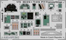 Eduard Accessories 73610 - P1Y Frances/Ginga for Hasegawa