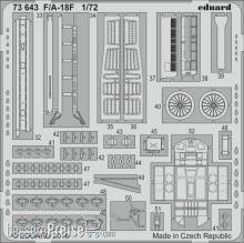 Eduard Accessories 73643 - F/A-18F for Academy in 1:72