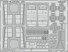 Eduard Accessories 73670 - He 219 Uhu for Dragon in 1:72