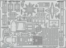 Eduard Accessories 73697 - SBD Dauntless for Hasegawa in 1:72