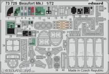 Eduard Accessories 73725 - Beaufort Mk.I for Airfix in 1:72