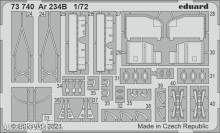 Eduard Accessories 73740 - Ar 234B 1/72 for DRAGON in 1:72