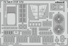 Eduard Accessories 73745 - F-111F 1/72 for HASEGAWA / HOBBY 2000 in 1:72