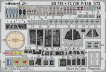 Eduard Accessories 73749 - F-14B 1/72 for GREAT WALL HOBBY