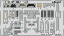 Eduard Accessories 73751 - Bf 109E-1 1/72 for SPECIAL HOBBY
