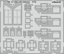 Eduard Accessories 73759 - C-130J-30 interior for ZVEZDA in 1:72
