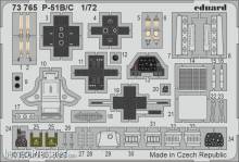 Eduard Accessories 73765 - 1:72 P-51B/C for ARMA HOBBY