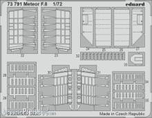 Eduard Accessories 73791 - 1:72 Meteor F.8 1/72 for AIRFIX