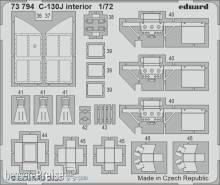 Eduard Accessories 73794 - 1:72 C-130J interior 1/72 ZVEZDA