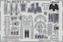 Eduard Accessories 73802 - 1:72 MiG-29 9-12 1/72 GREAT WALL HOBBY