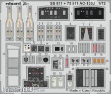 Eduard Accessories 73811 - 1/72 AC-130J interior 1/72 ZVEZDA