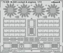 Eduard Accessories 73829 - B-24H cockpit & engines 1/72