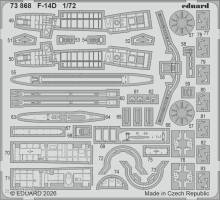 Eduard Accessories 73868 - F-14D for Tamiya