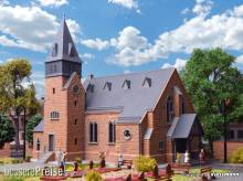 Kibri 39766 - Spur H0 Kirche mit Mauer aus dem Westerwald