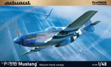 Eduard Plastic Kits 82176 - P-51B Mustang Malcolm Hood canopy 1/48 EDUARD-PROFIPACK