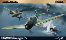 Eduard Plastic Kits 82214 - 1:48 A6M3 Zero Type 22 Profipack