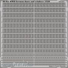 Eduard Accessories 99057 - 1:350 WWII German doors and windows