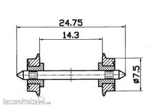 Roco 40189 - DC-NEM-Normradsatz