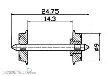 Roco 40194 - DC-NEM-Normradsatz