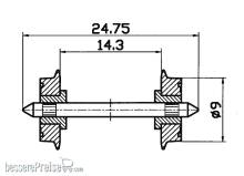 Roco 40197 - DC-NEM-Normradsatz