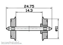 Roco 40198 - DC-NEM-Normradsatz