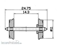 Roco 40264 - RP-25-Radsatz